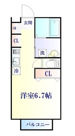 北仙台駅 徒歩14分 1階の物件間取画像